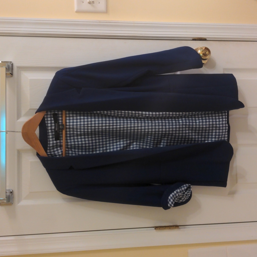 Boyfriends jacket in royal blue